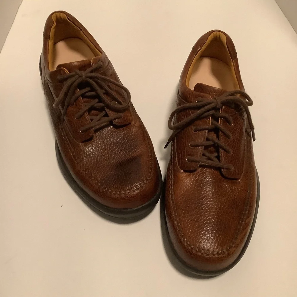 Dr. Comfort Stallion diabetic mens mens US 13 brown‎ leather Oxford shoes